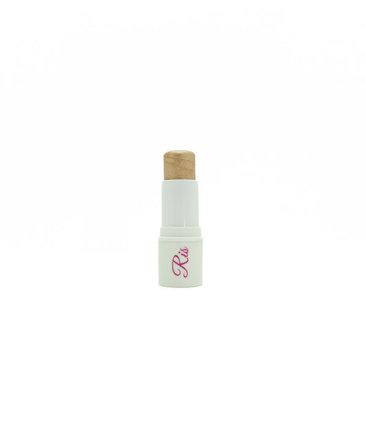 Highlighter stick shimmering multi-use color