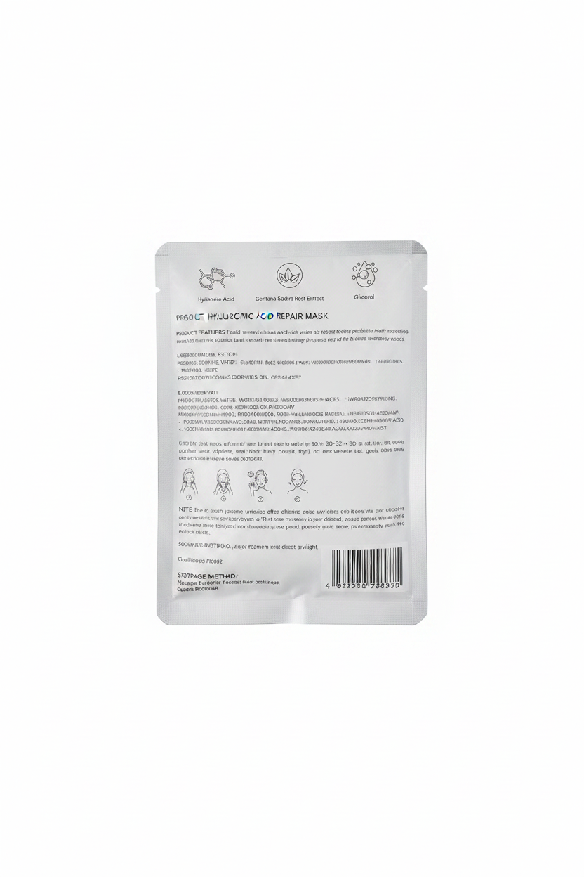 Hyaluronic Acid Repair Mask - Face arrière
