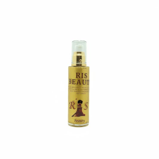 Rose gold shimmer body and hair oil