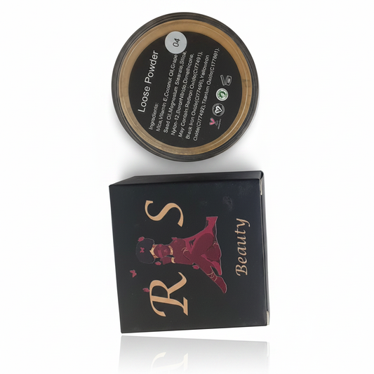 Poudre Libre N°4 fond blanc brillant vue du dessus