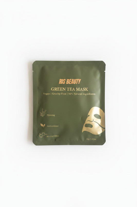 RIS BEAUTY Green Tea Mask - Vertical centré
