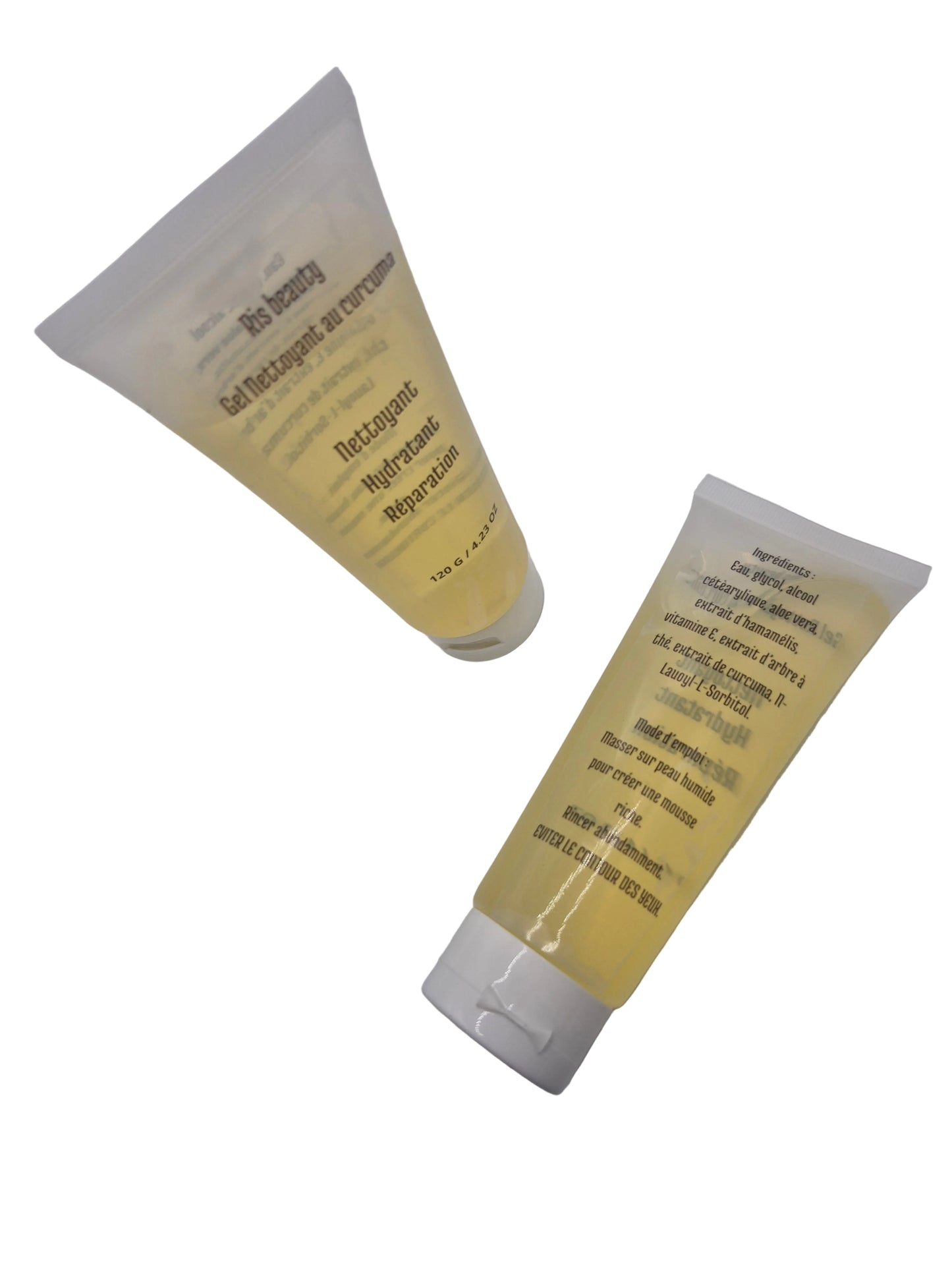Gel nettoyant pour le visage au curcuma